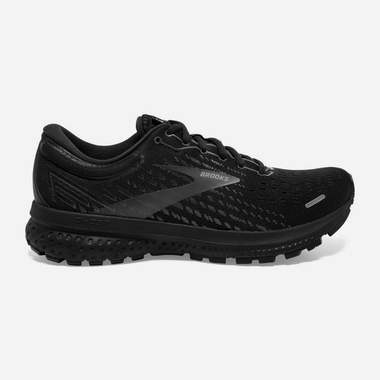 Tenis Brooks Ghost 13 - Zapatillas Para Correr En Asfalto Mujer - Negras (MXBR-10395)